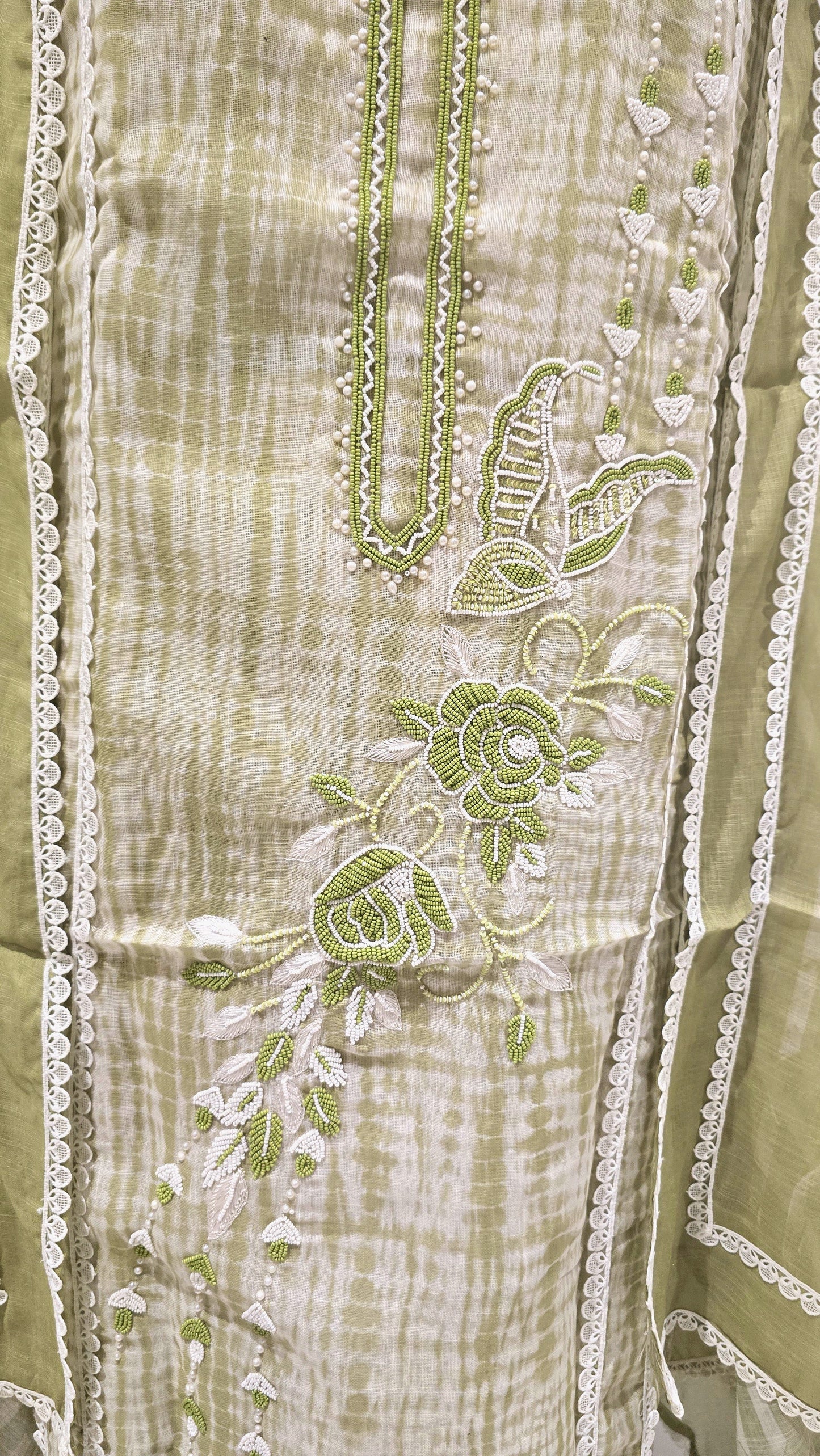 Green Inaya Tie-Dye Suit