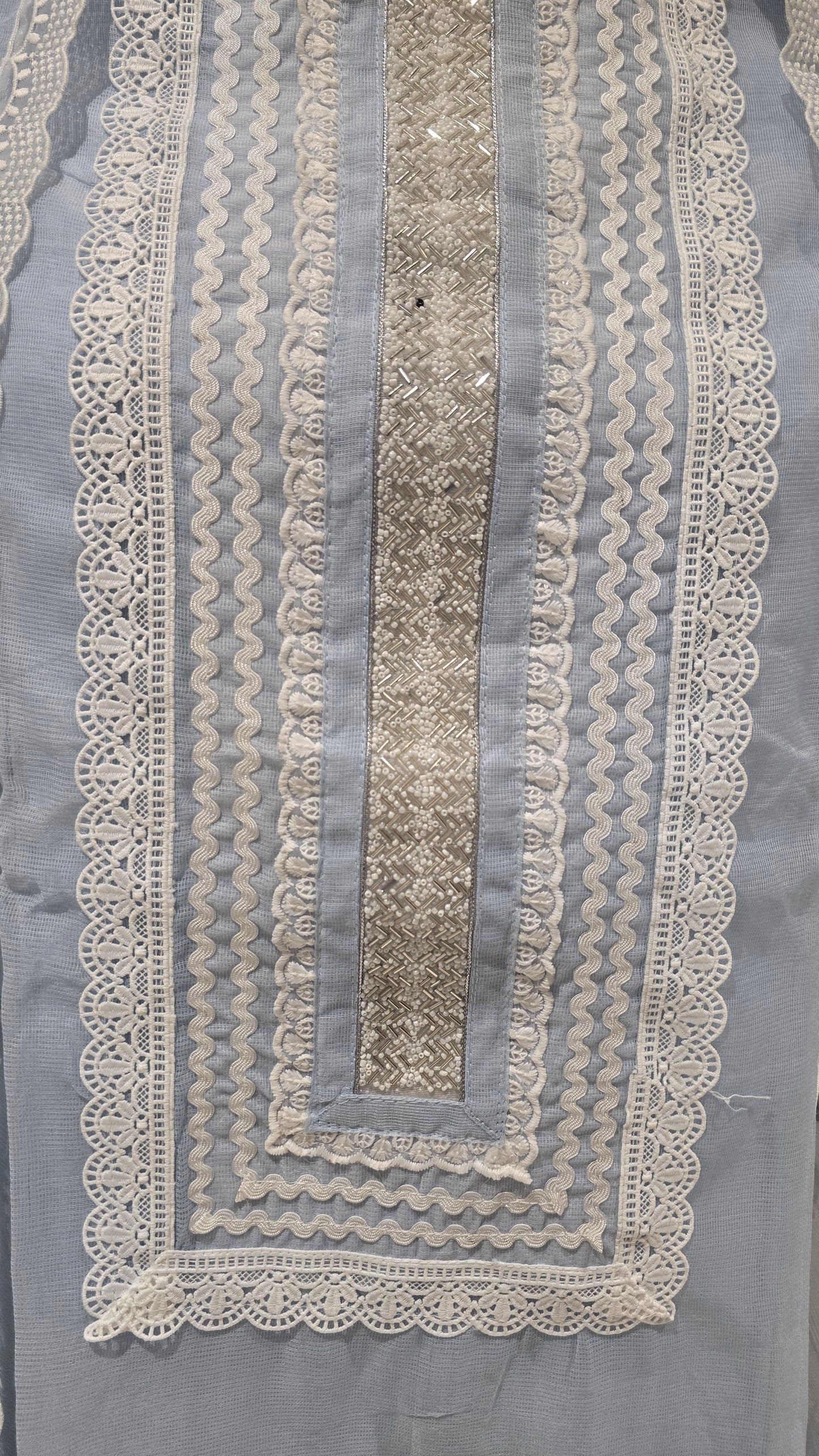 Blue Mira Handpainted Suit