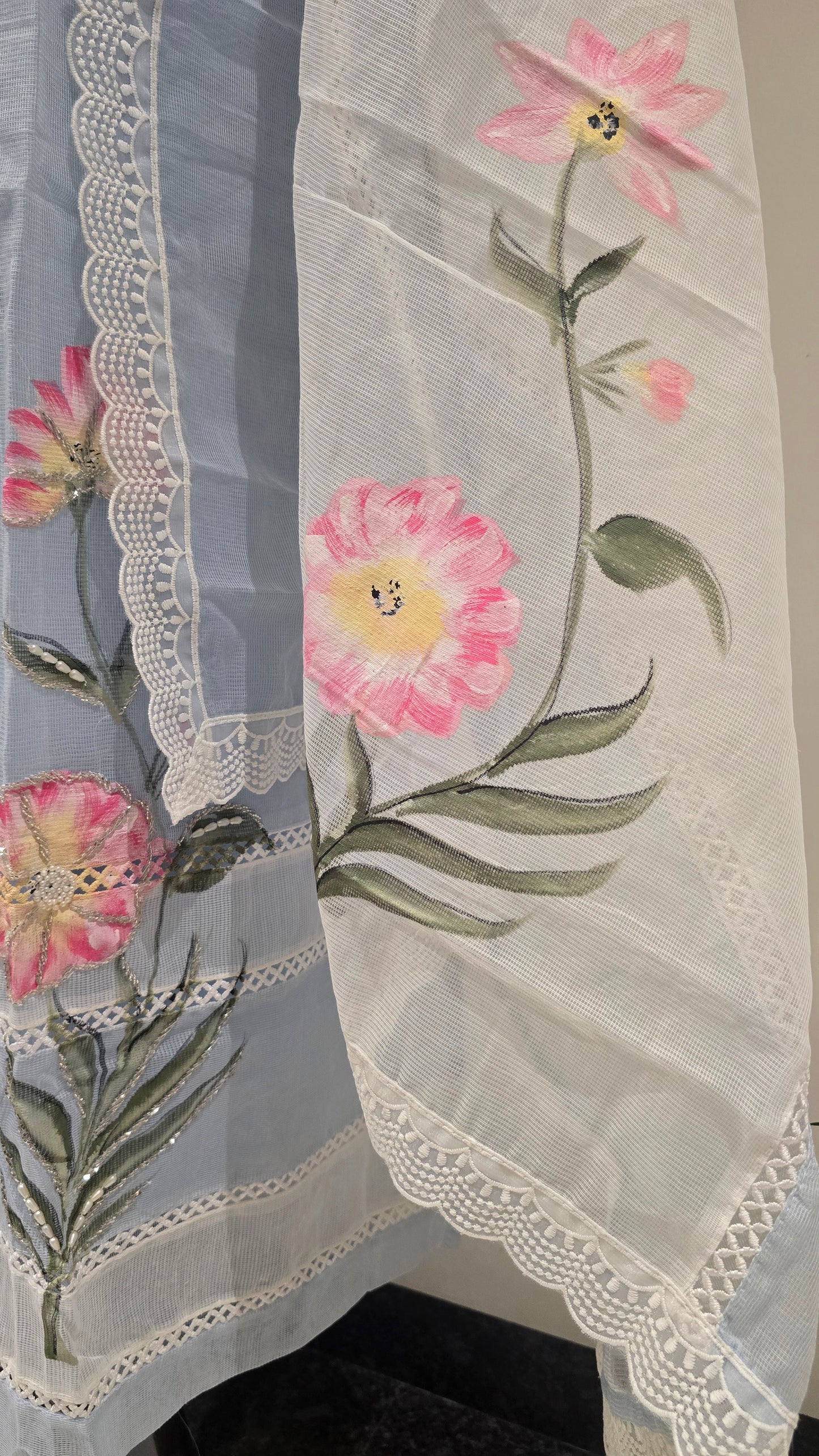 Blue Mira Handpainted Suit