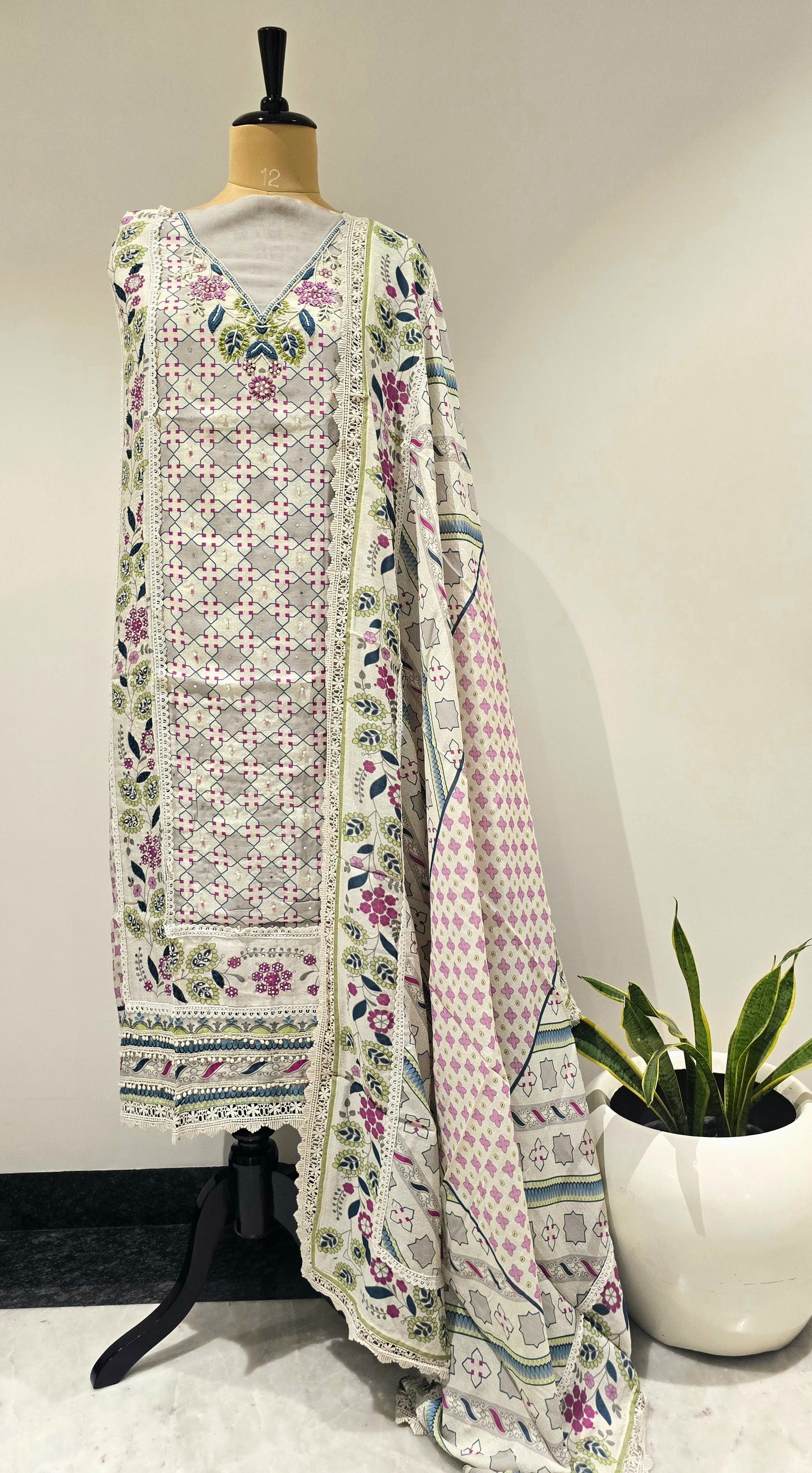 Basanti Lavika Artisanal Suit