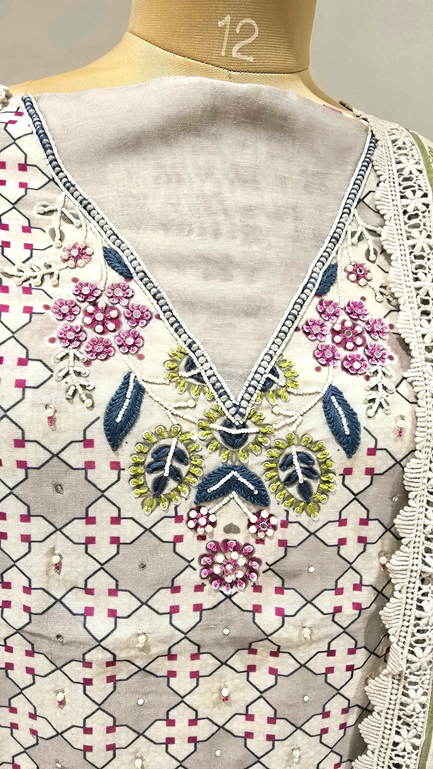 Gulabi Lavika Artisanal Suit