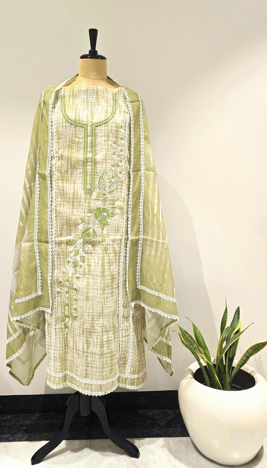 Green Inaya Tie-Dye Suit