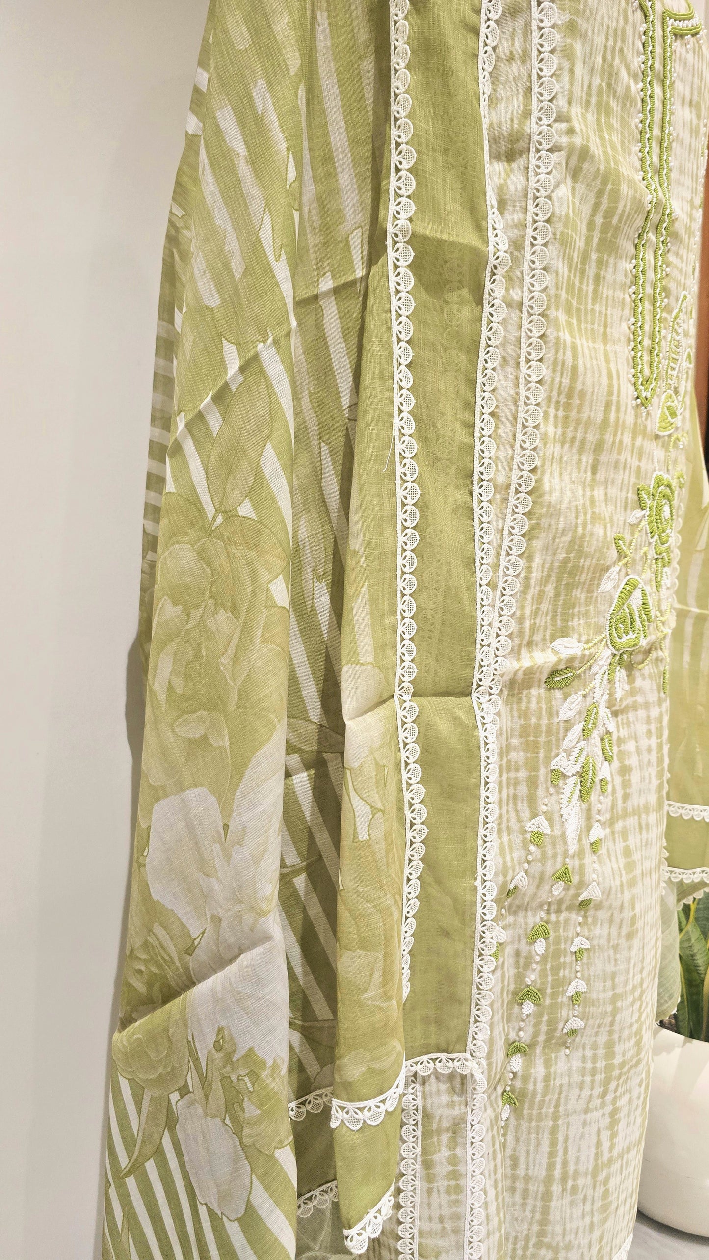 Green Inaya Tie-Dye Suit