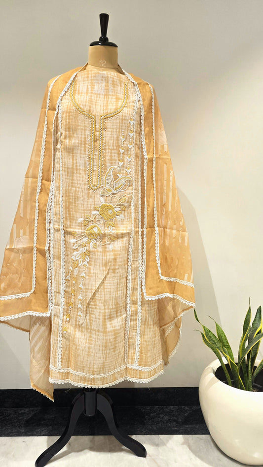 Yellow Inaya Tie-Dye Suit