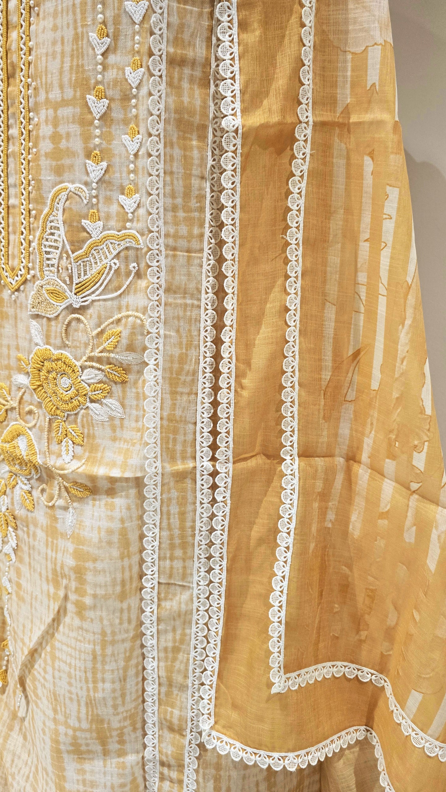 Yellow Inaya Tie-Dye Suit