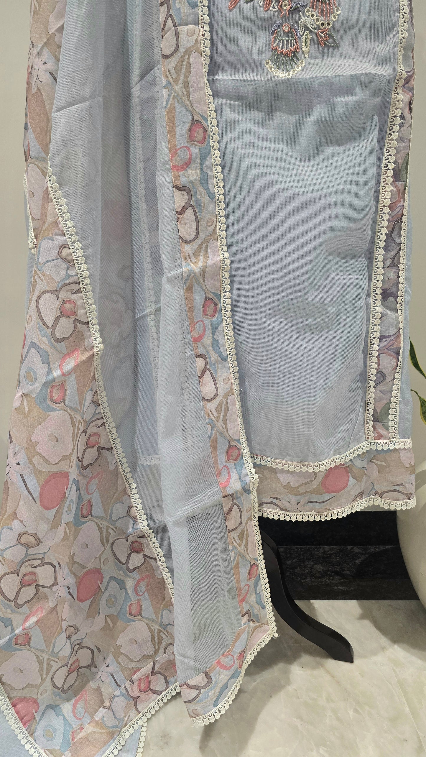 Blue Baag Mehak Beaded Suit