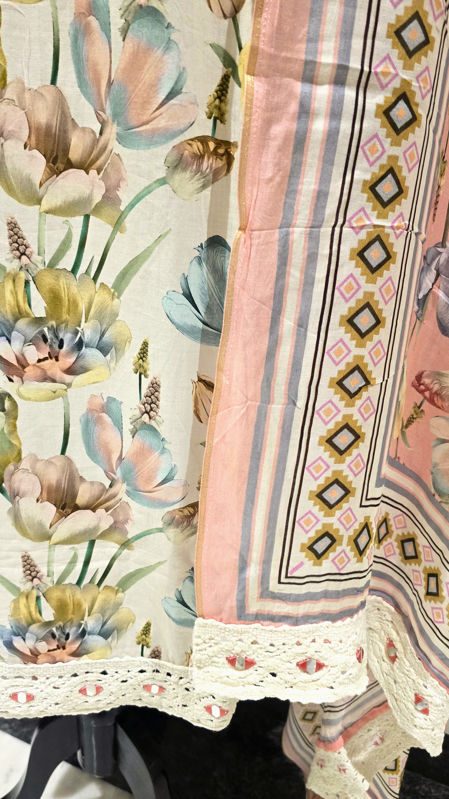 Pink Floral Studio Suit