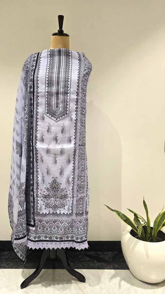 Purple Kavya Printed Suit