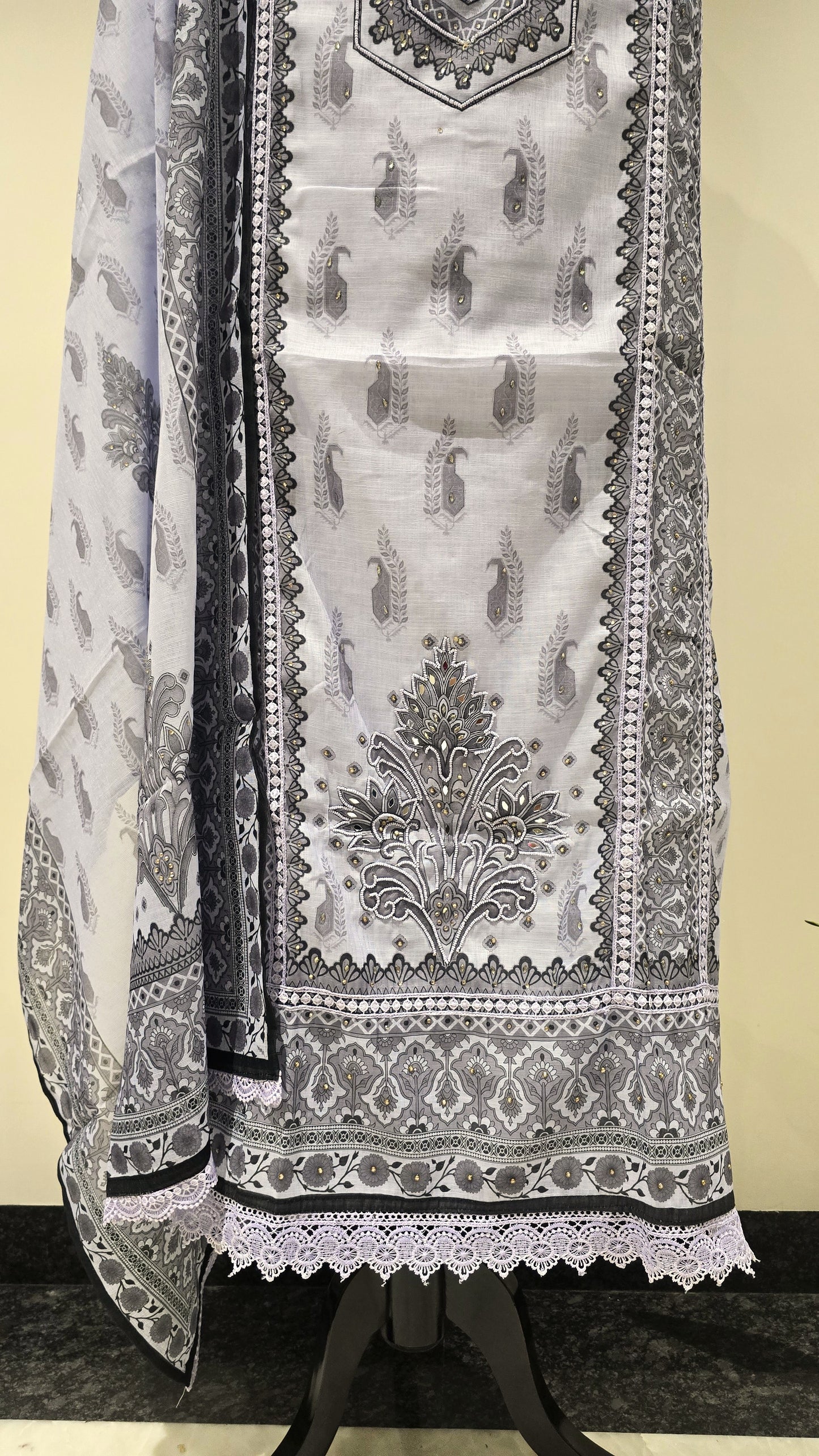 Purple Kavya Printed Suit