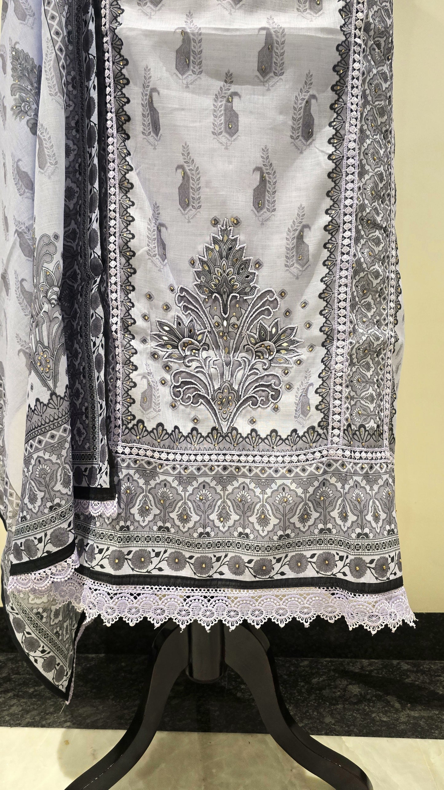 Purple Kavya Printed Suit