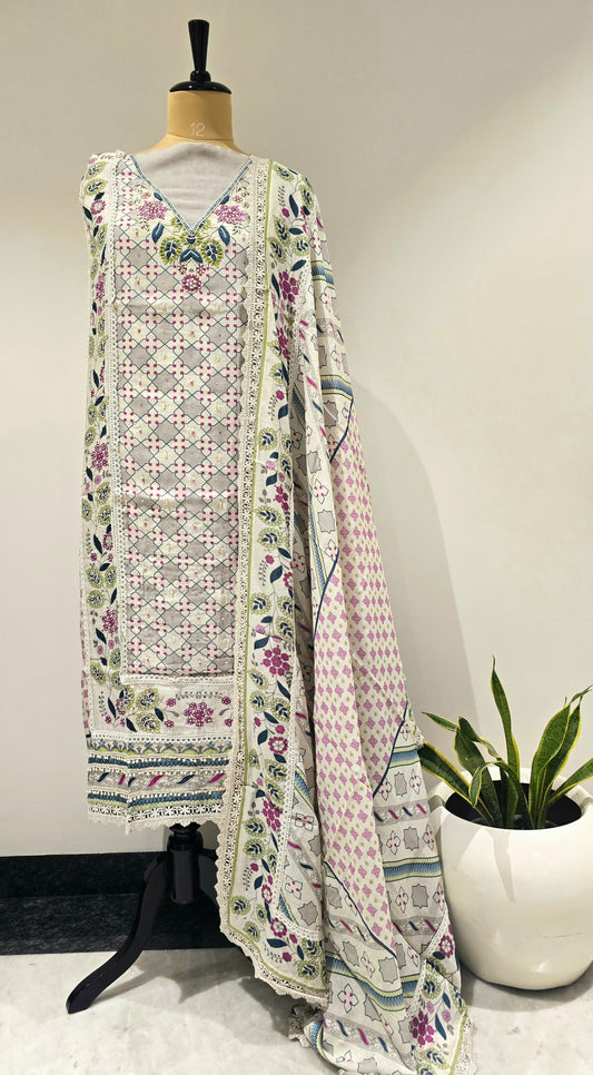 Basanti Lavika Artisanal Suit