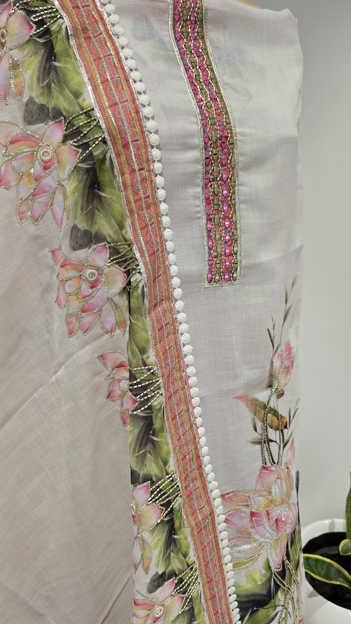 Handpainted Kamalini Signature Suit