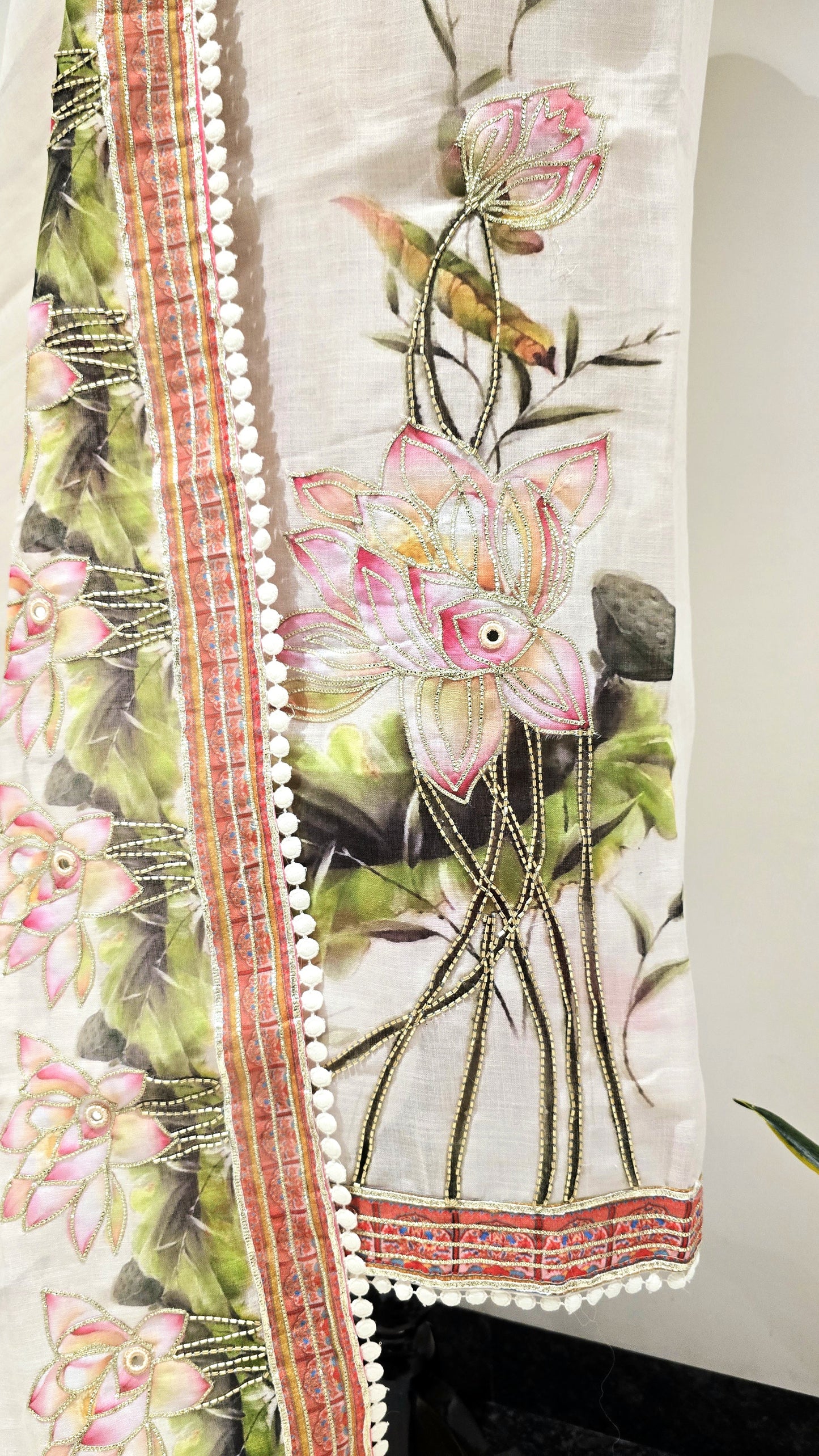 Handpainted Kamalini Signature Suit