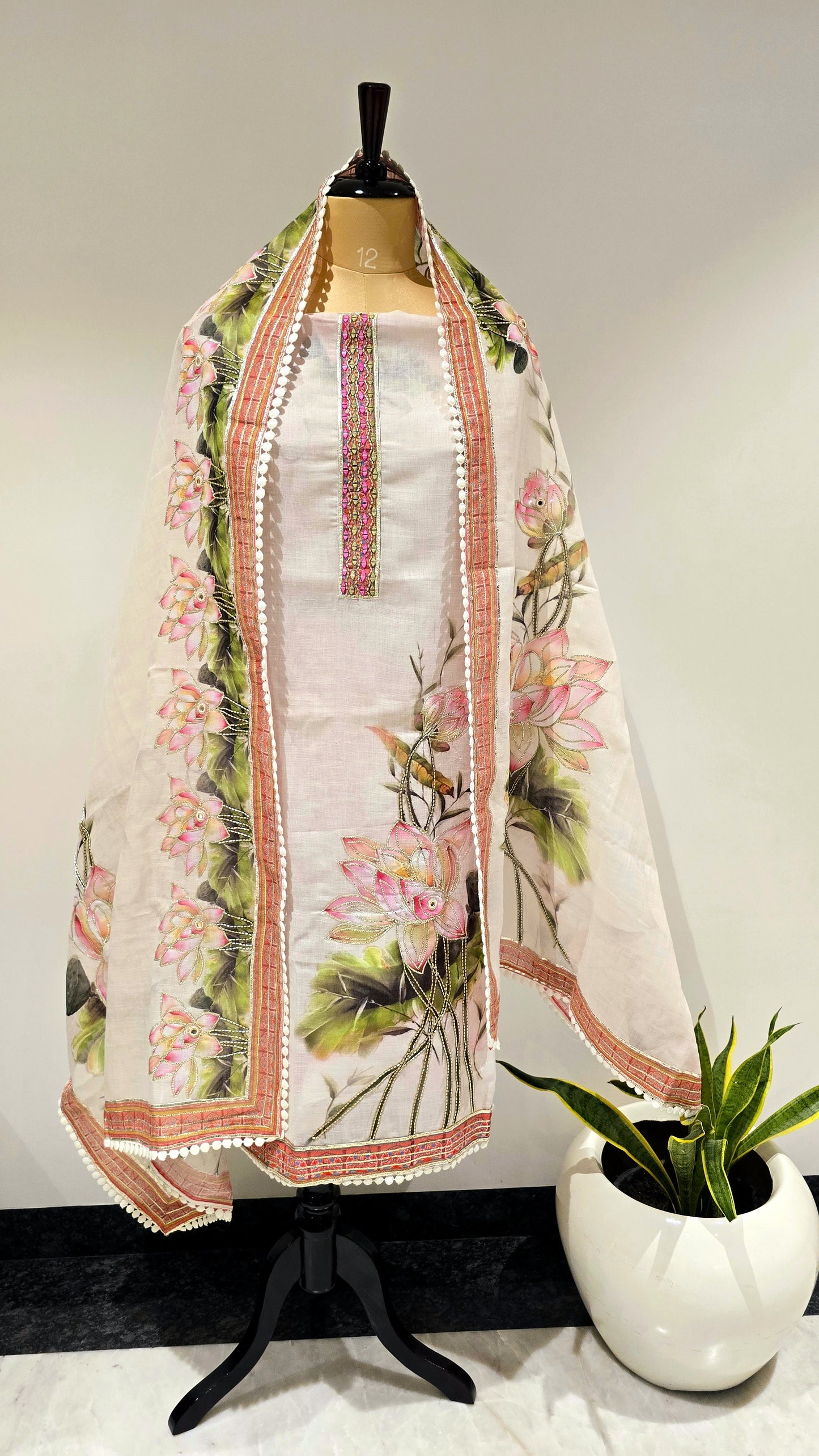 Handpainted Kamalini Signature Suit