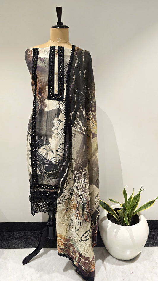 Nocturnal Petal Pakistani Style Suit