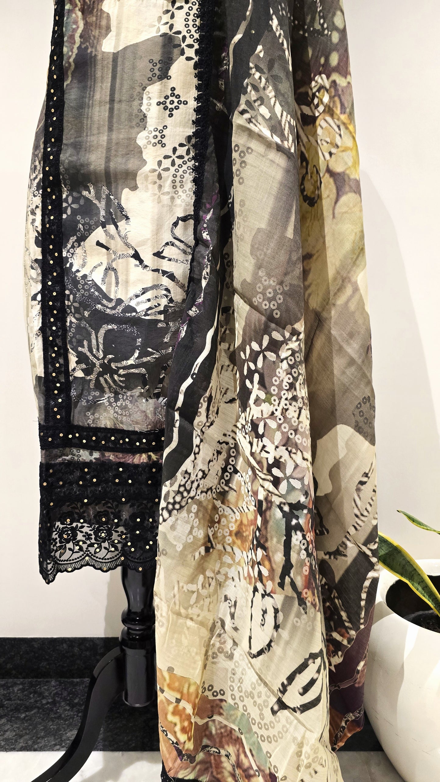 Nocturnal Petal Pakistani Style Suit