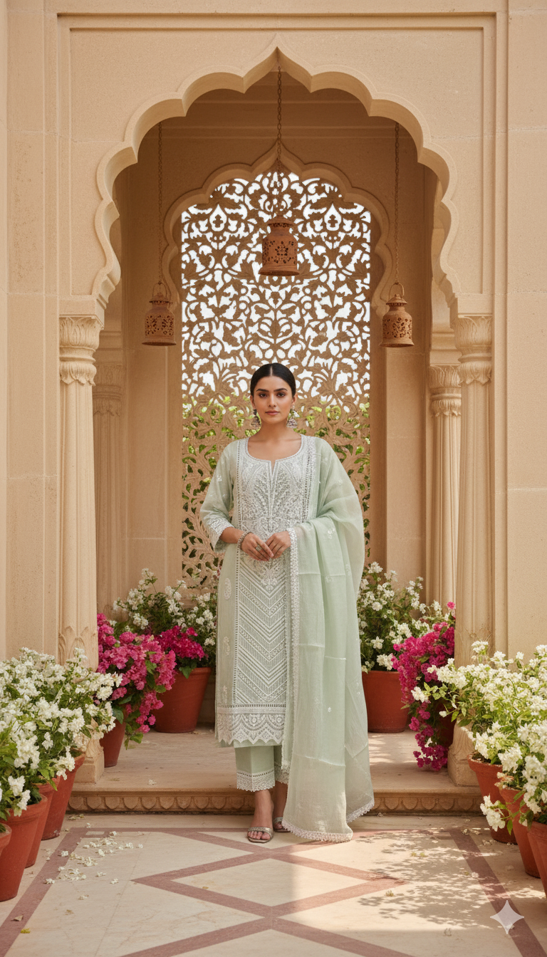 Green Raaya Signature Suit