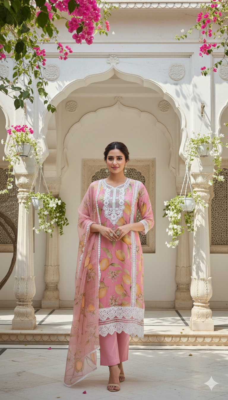 Pink Lemon Sorbet Suit